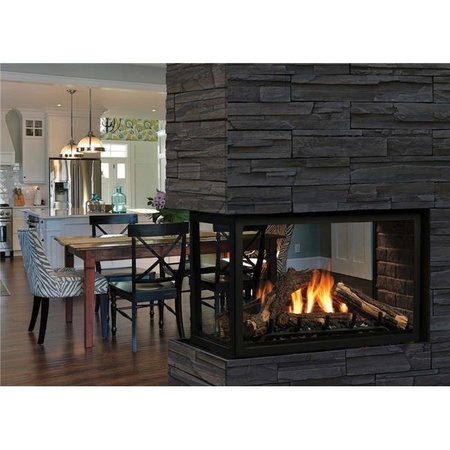 KINGSMAN Kingsman MCVP42NE IPI Natural Gas Peninsula Fireplace; 30500 BTU MCVP42NE